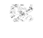 Poulan 260 LE TYPE 1 chassis/bar/chain/handle diagram