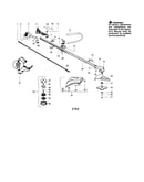 Driveshaft/shield/handle