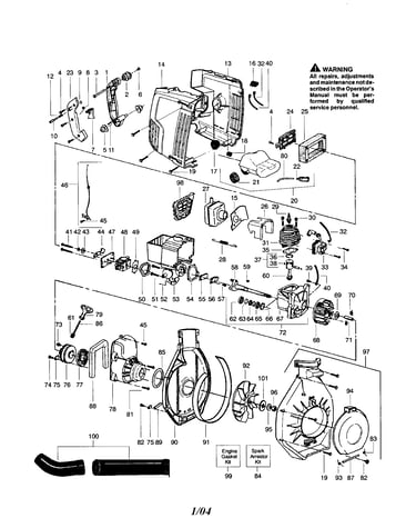 Handle/shroud/cylinder/housing
