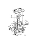 Hoover S5682 nozzle body/base plate/motor/wheels diagram