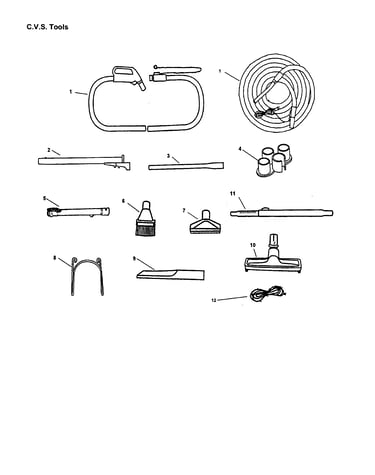 Attachments/hose