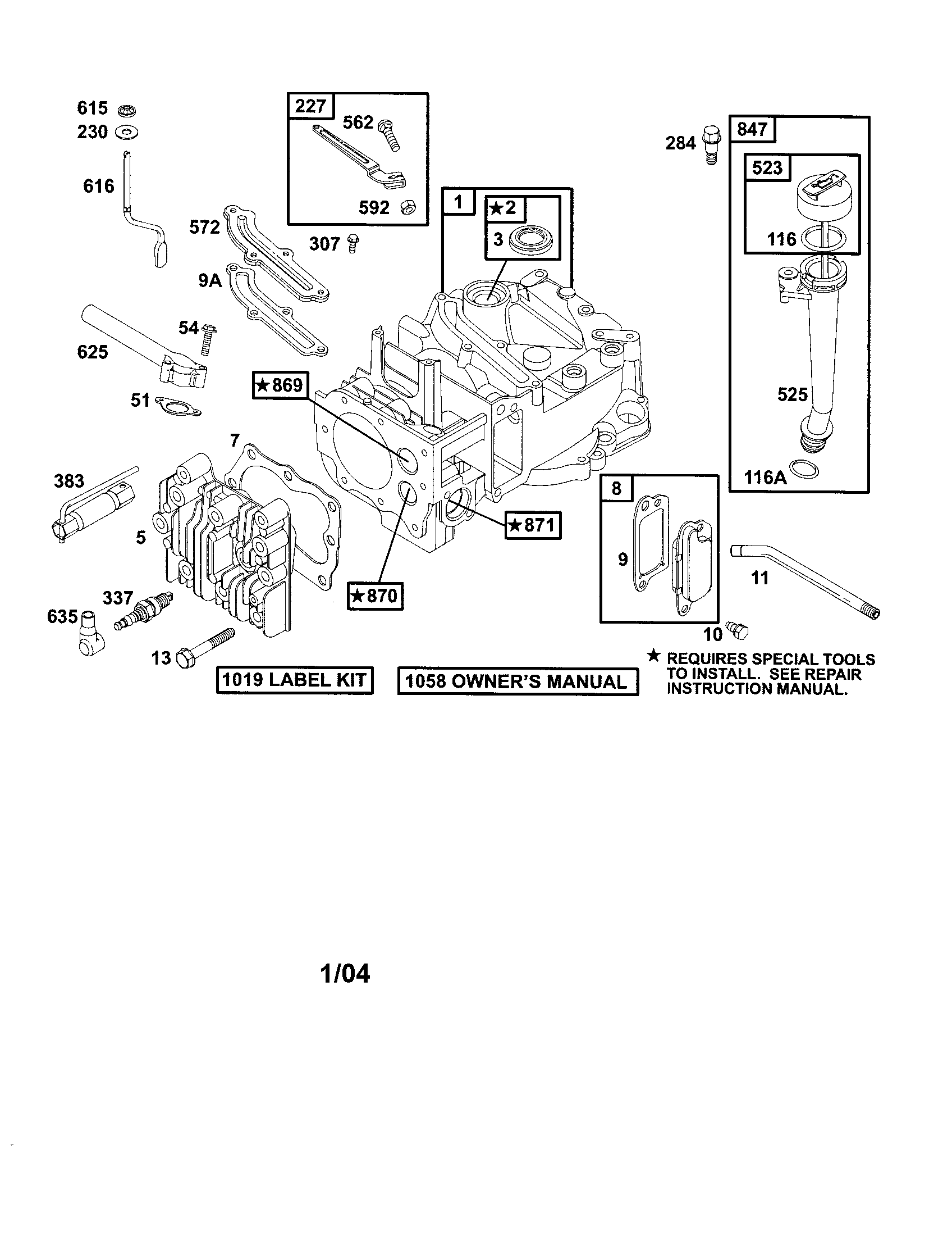 Cylinder/head-cylinder