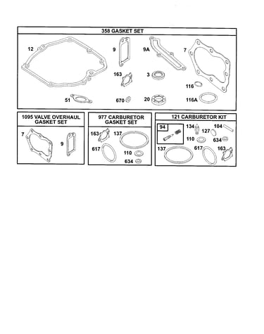 Gasket set/kits
