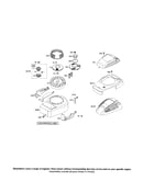 Blower-housing/flywheel