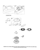 Blower houisng/flywheel