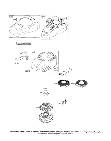 Blower houisng/flywheel