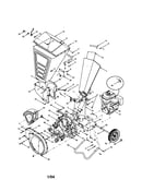 Chute/frame/impeller