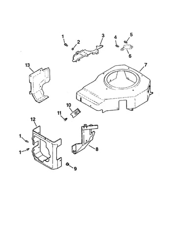 Blower housing and baffles