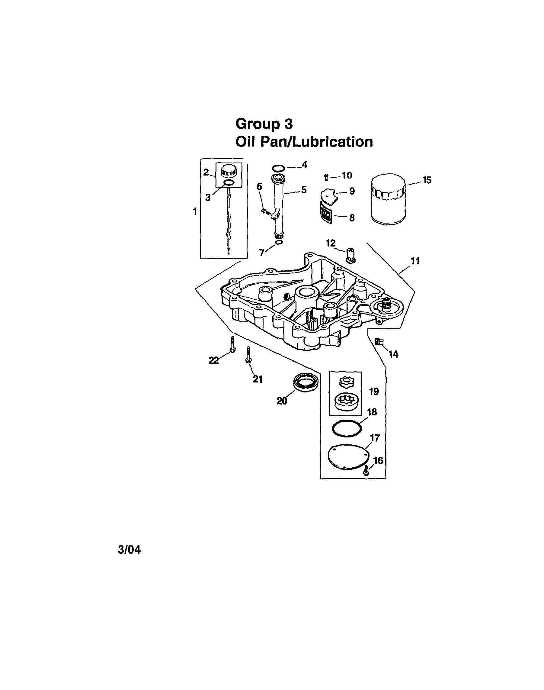 OIL PAN/LUBRICATION