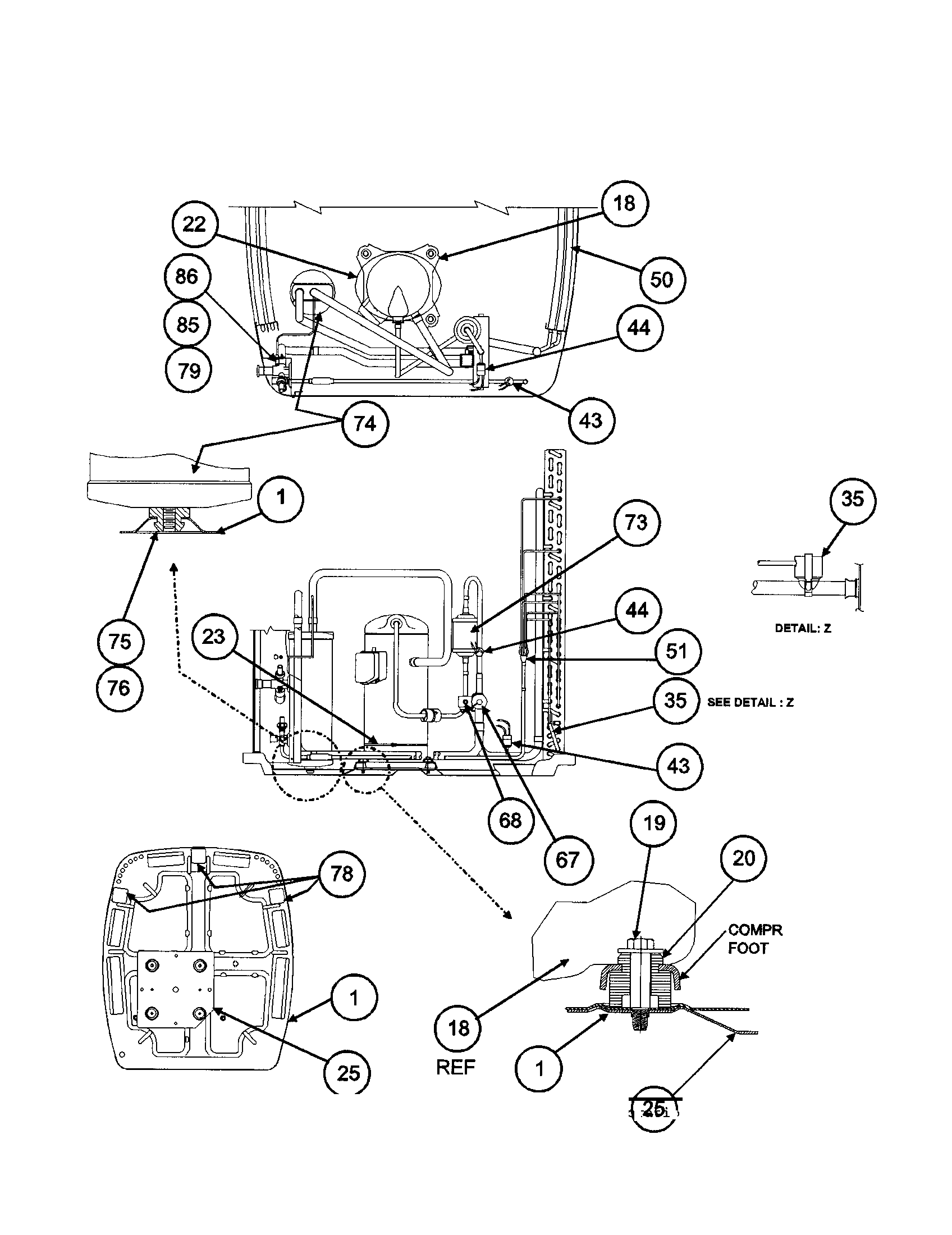 Condenser coil/base pan