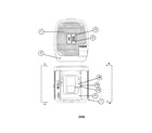 Carrier 38YRA048 SERIES340 grille/cover/panel diagram