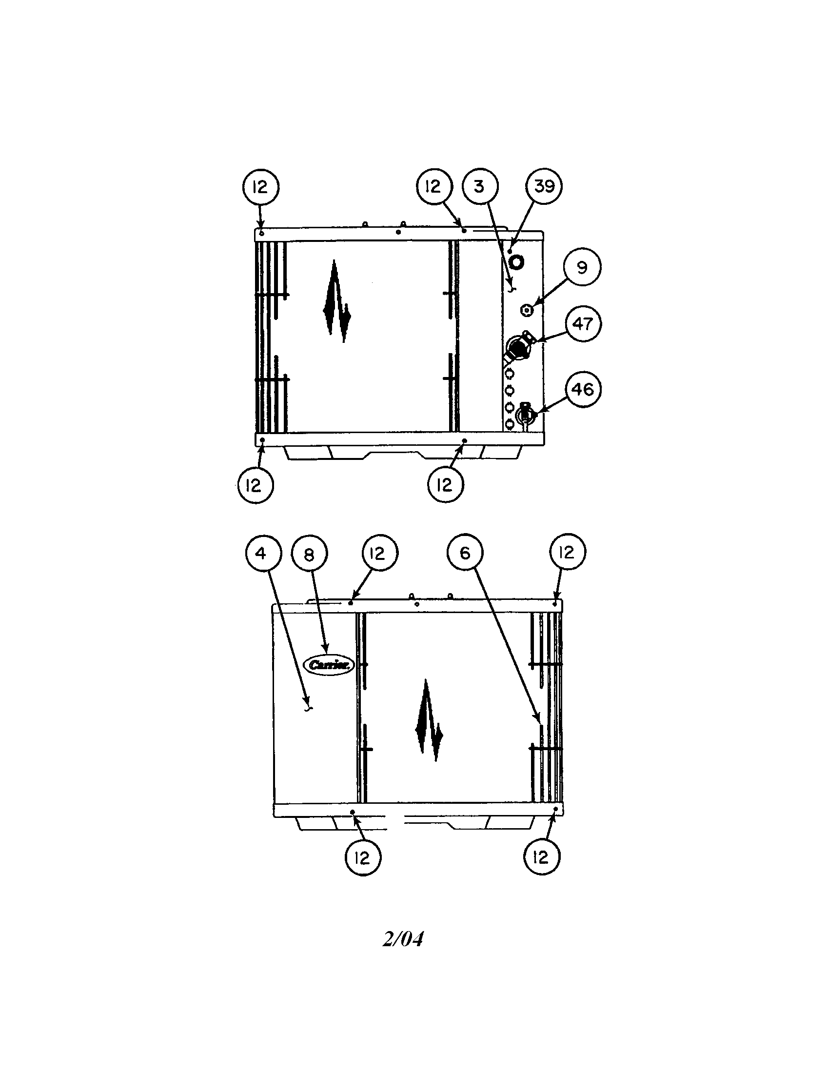 Grille/valve-svc