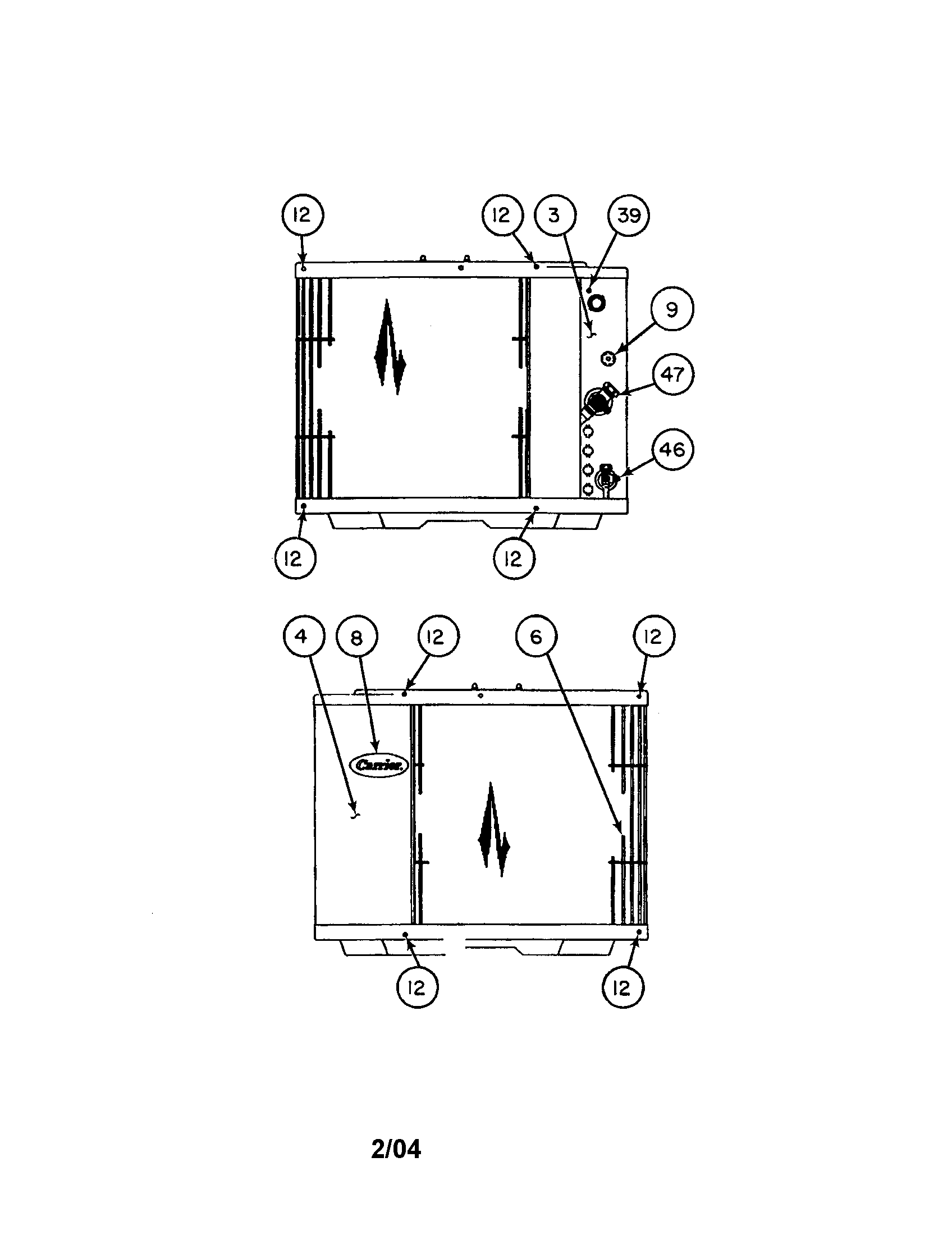 Grille/valve-svc