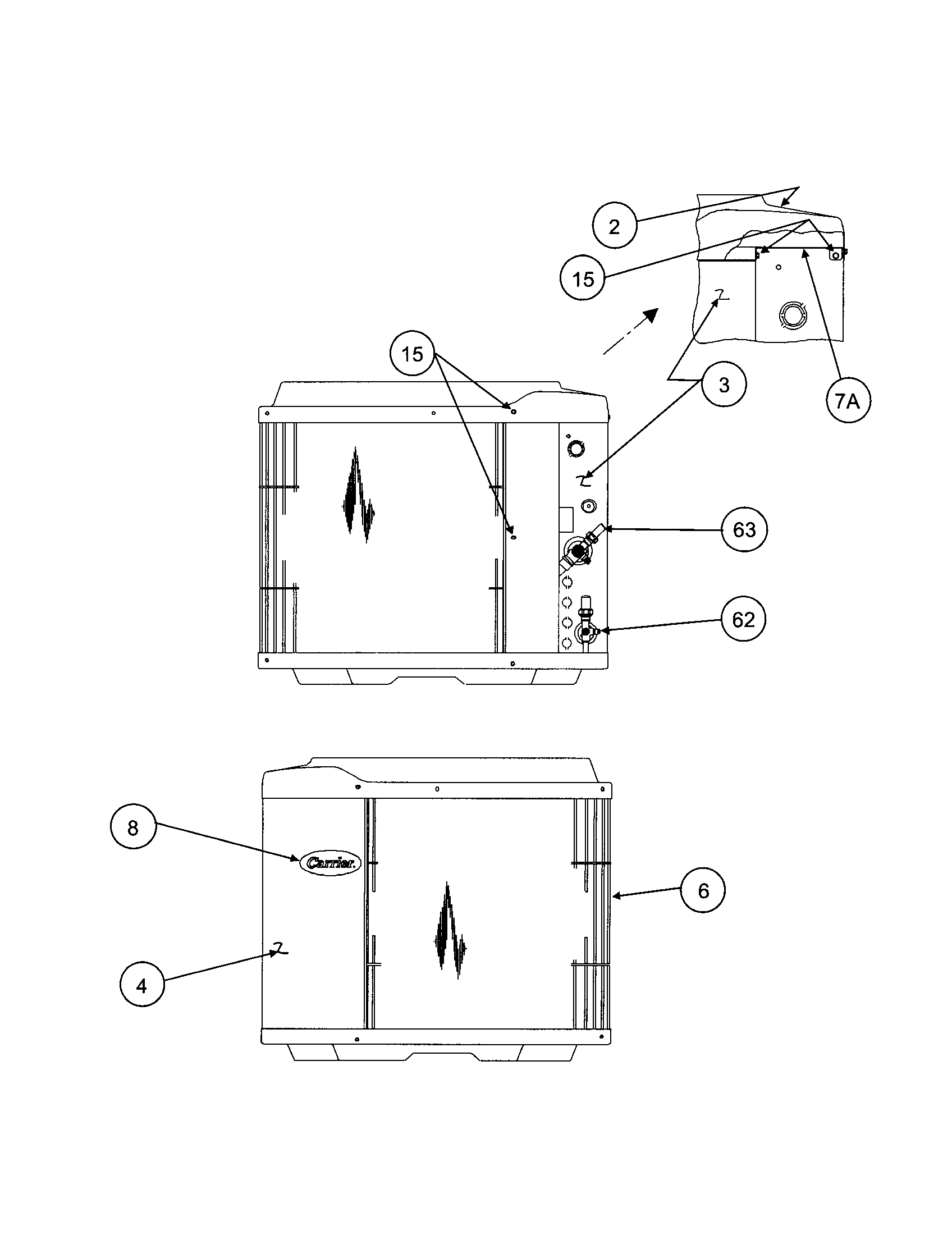 Grille/valve-svc/post corner