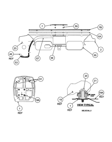 Base pan/motor/fan blade