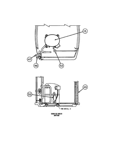 Compressor/condenser coil