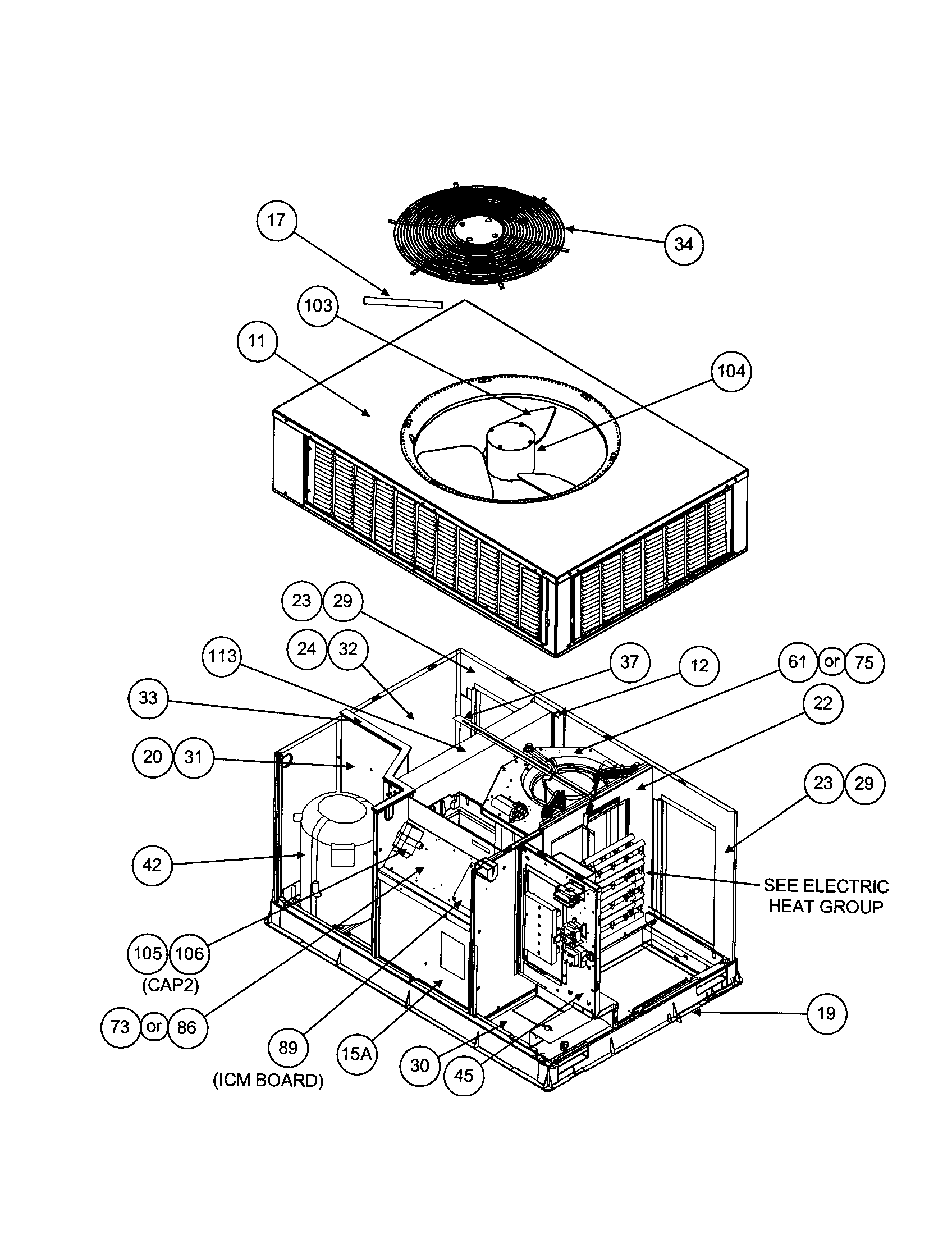 OUTLET GRILLE/COMPRESSOR