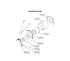 Carrier 50JZ024310 blower assembly diagram