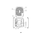 Carrier 38YXA060 SERIES330 outlet/grille/top cover diagram