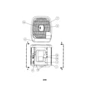 Carrier 38YXA060 SERIES330 outlet/grille/top cover diagram