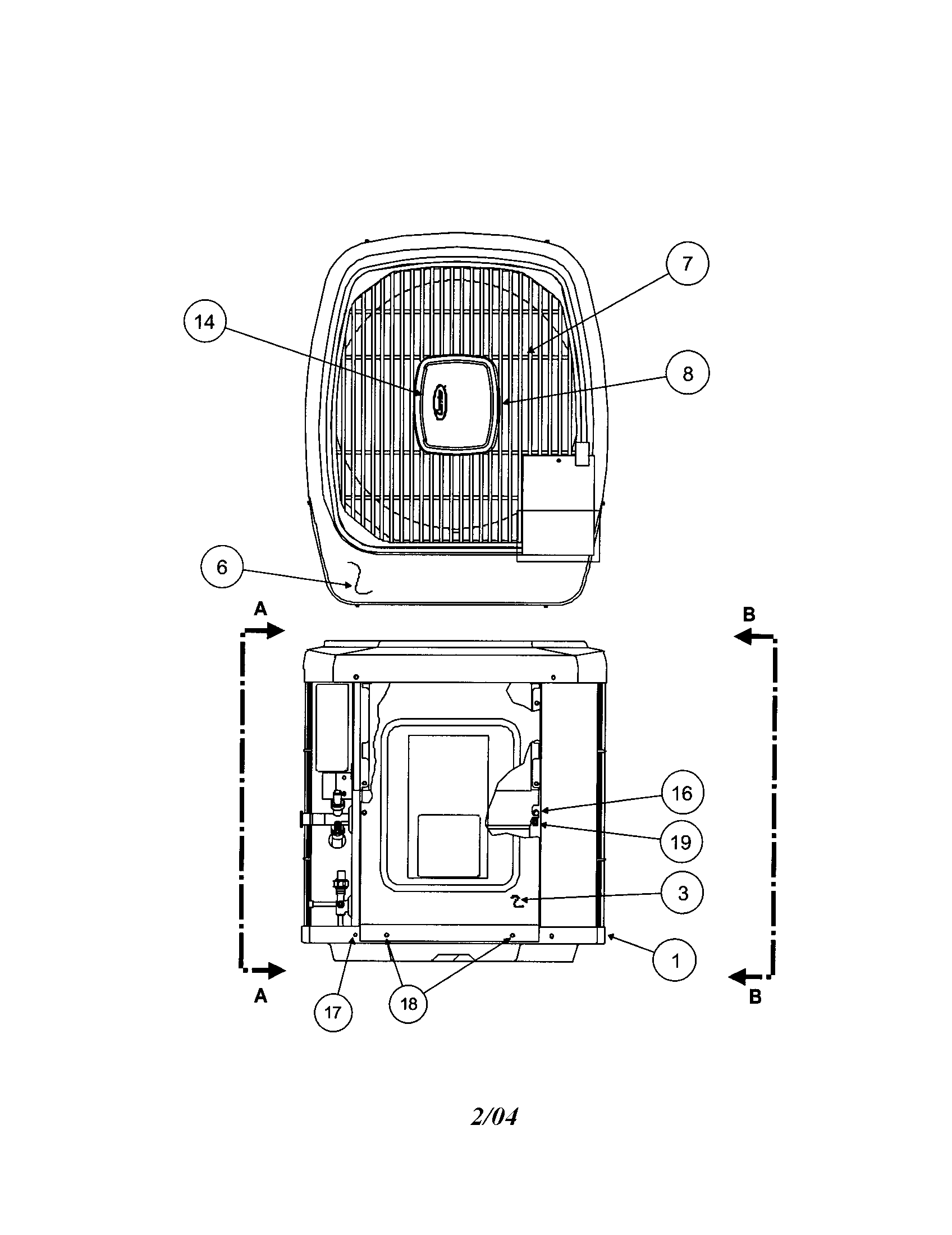 OUTLET/GRILLE/TOP COVER