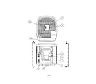 Carrier 38YXA048 SERIES330 outlet/grille/top cover diagram
