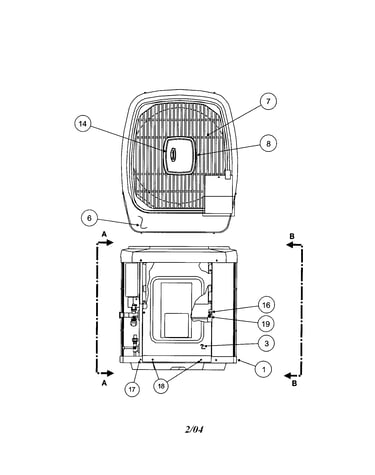 Outlet/grille/top cover