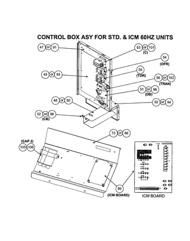 Control box assembly