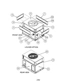 Panels/top cover/outdoor motor
