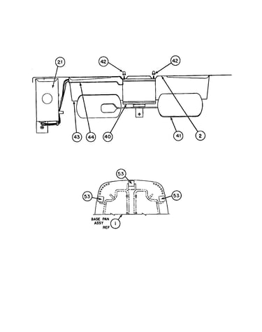 Base pan/motor/fan blade