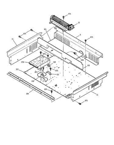 Retainer insln. top/extension side