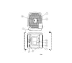 Carrier 38YXA024 SERIES330 outlet grille / top cover diagram