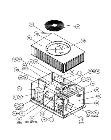 Outdoor motor/compressor