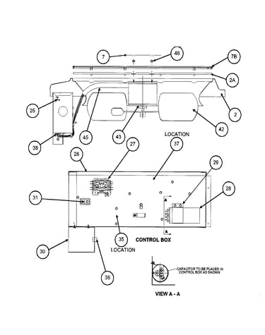Control box/fan blade
