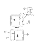Inlet grille/service panel
