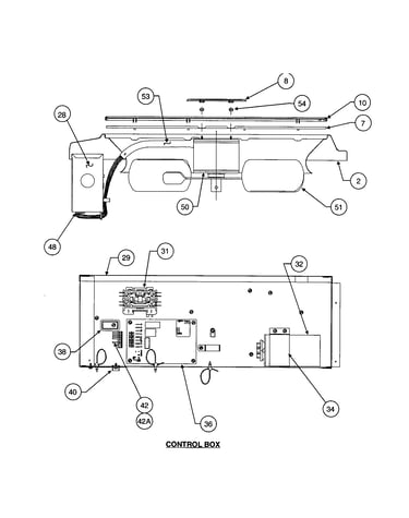 Control box/fan blade