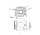 Carrier 38TSA036 SERIES330 outlet grille/top cover diagram