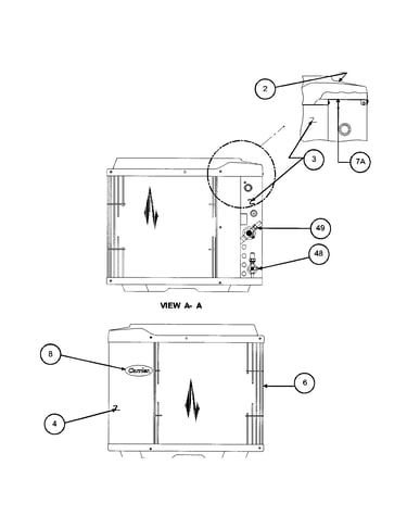Inlet grille/service panel