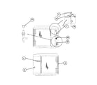 Carrier 38TXA024 SERIES330 outlet grille/service panel diagram
