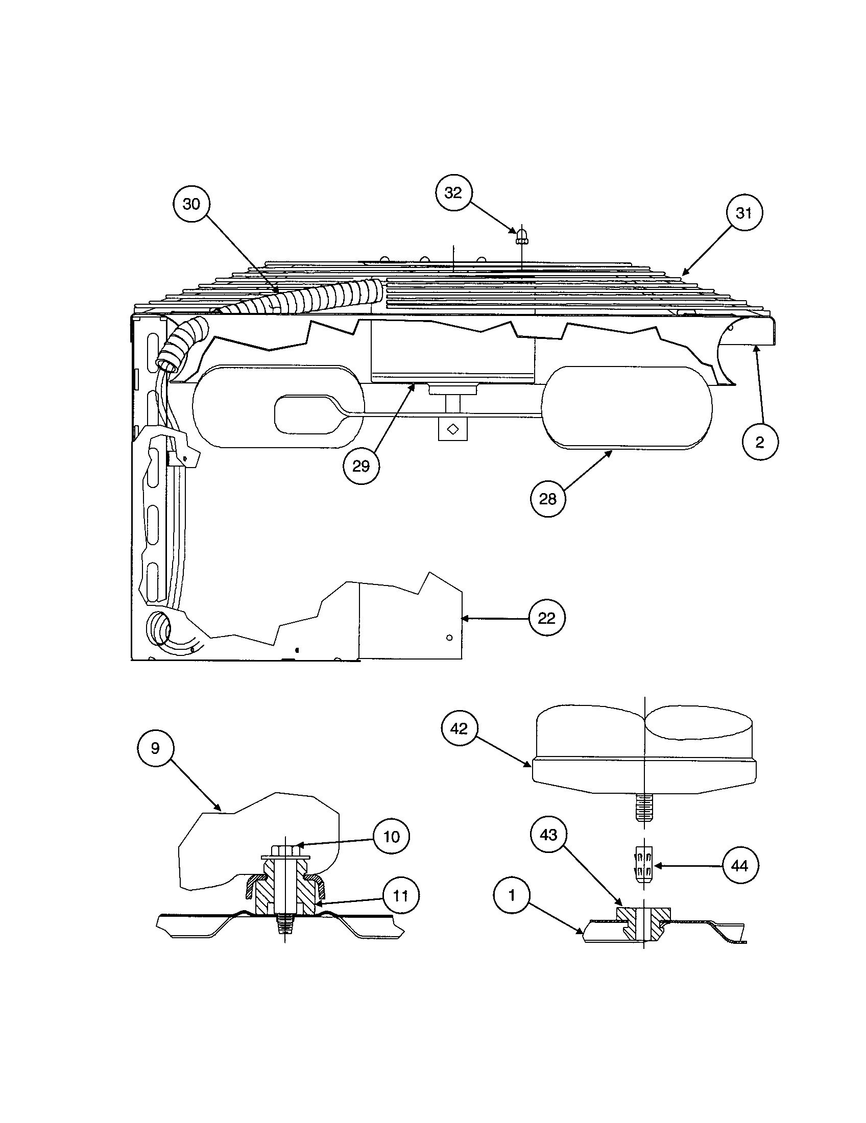 Motor/fan prop
