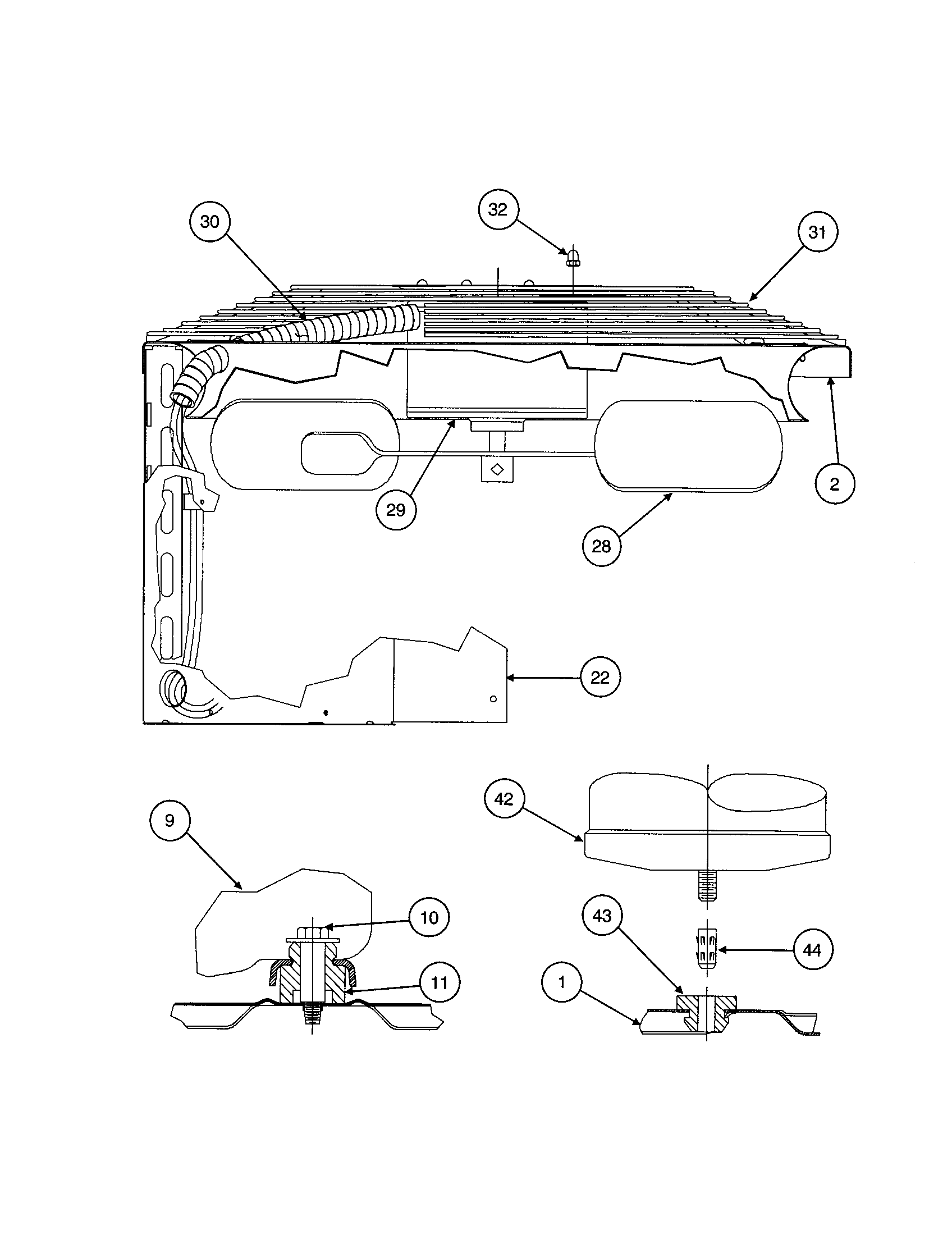 Motor/fan prop