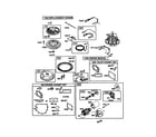 Briggs & Stratton 445777-0352-E1 short block/motor-starter diagram