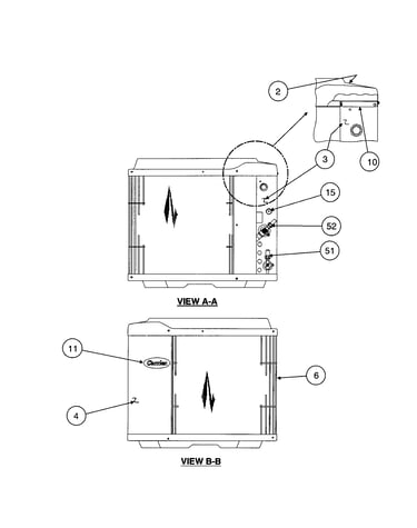 Inlet grille / service panel