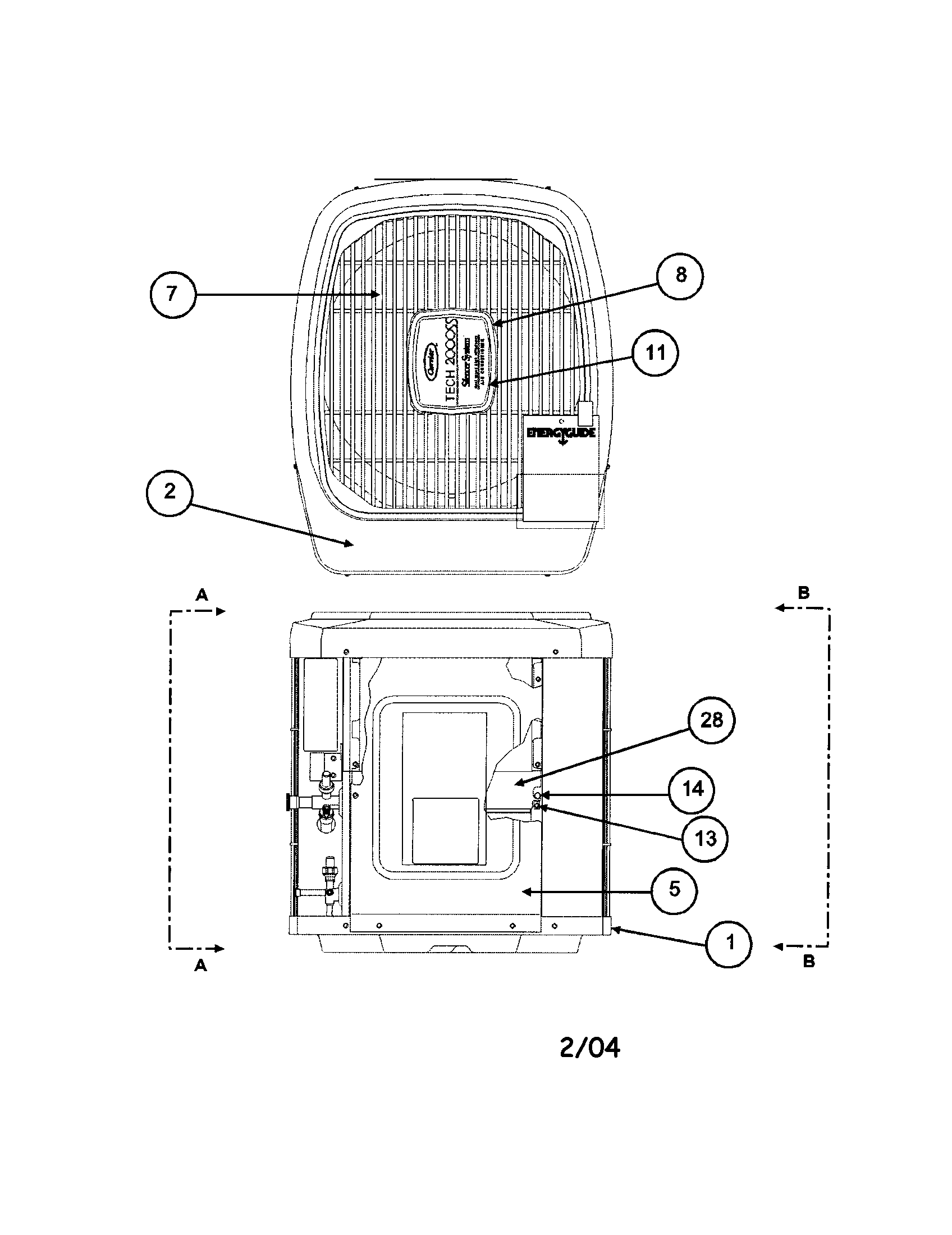 Outlet grille / top cover