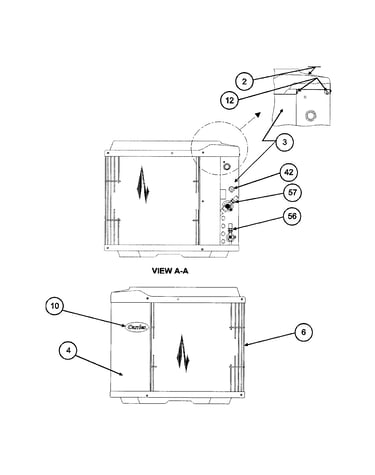 Inlet grille / service panel