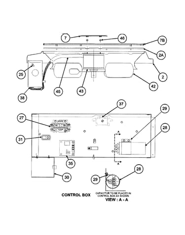 Control box / fan blade
