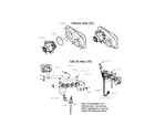 Carrier 58CTA04510008 inducer/gas control assembly diagram