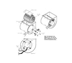 Carrier 58CTX04510008 blower assembly diagram