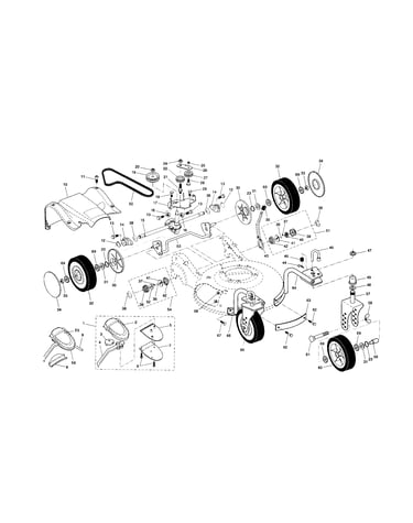 Wheels/tires/belt/drive cover