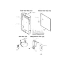 Carrier 58CTX09010020 outer and blower door/vent/sg box diagram